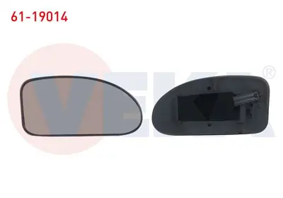 VEKA 61-19014 Ayna Camı Sağ Mekanık Ford Focus 1998 