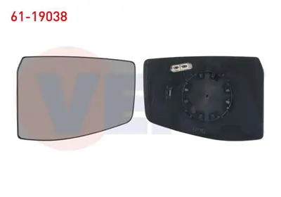 VEKA 61-19038 Ayna Camı Sağ Isıtmalı Ford Transıt Custom (V362) 2012- 