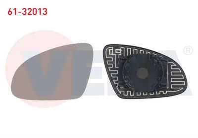 VEKA 61-32013 Ayna Camı Sol Isıtmalı Asferık Opel Astra J 2009- 
