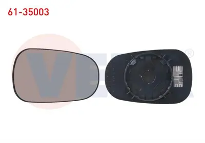 VEKA 61-35003 Ayna Camı Sol-Sağ Isıtmalı Renault Megane I / Clıo / Scenıc 
