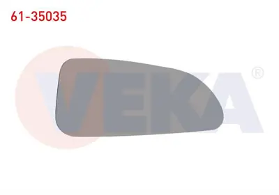 VEKA 61-35035 Ayna Camı Sol Mekanık Alt Renault Master Iı - Iıı 