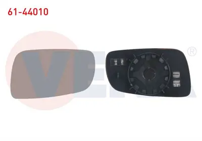 VEKA 61-44010 Ayna Camı Sol Isıtmalı Asferık Vw Golf Iv / Passat / Bora 