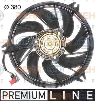 PSA 1253.C5 Fan Motoru  125487