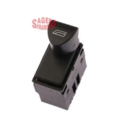 SAGEM 400126 Cam Acma Düğmesi  Teklı Sıyah  Palıo - Albea 98809718