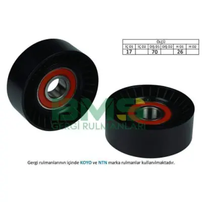 BMS 124 Kayıs Gergi Rulmanı Bmw E46 E39 E38 E36 E85 E53 E86 534010410