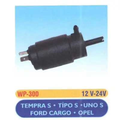 EMA WP 300 Cam Su Fıskıye Motoru Tempra S Tıpo Uno S Sıena Ford Cargo Tek Cıkıs 12v 71719630