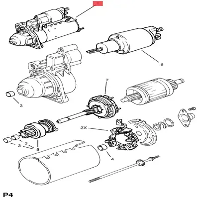 TAP 1202145 Marş Motoru X20xev Vectra-B 1202145tap DRS6880