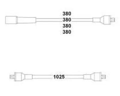 HELLUX HBK3313 Bujı+bobın Kablosu R9 Sprıng 1.4 8v 
