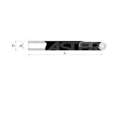 MASTER 2241 Benzın Hortumu Ara Kat Takvıyelı 6mm Unv (25 Metre) 