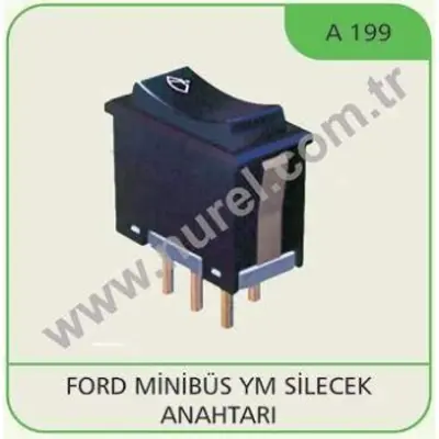 NUREL A 199 Silecek Anahtarı Ford Transıt Ym 