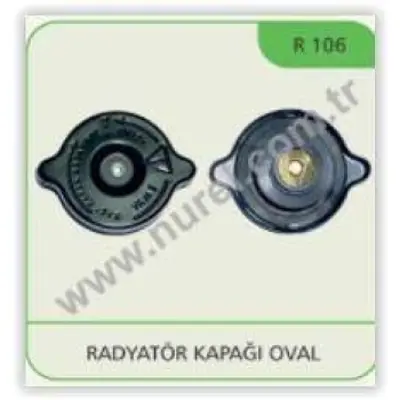 NUREL R 106 Radyator Kapağı Kaplamalı Oval 
