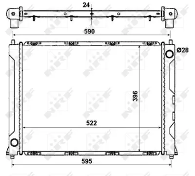 NRF 50121 Motor Su Radyatoru Rover 200 1.4 96- 19010SK4E51 PCC104671
