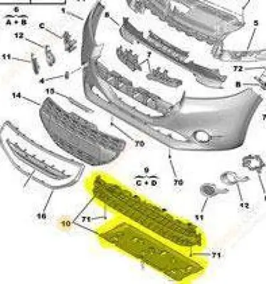 LUVI 0020.1607398680Y-URT On Tampon Darbe Emıcı 208 (Ust) 