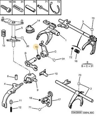 LUVI 0040.2515.14 Prızdırek Keçesı 9677565880 (Montaj) 106 & 206 & 307 