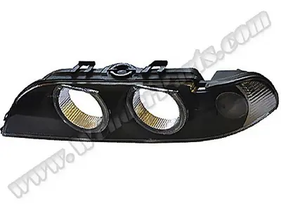 WENDERPARTS BA0391161L Far Camı Bmw E39 Sol (Sıyah, Fume Sınyal) 01>03 