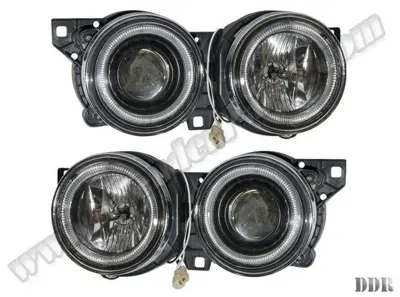 WENDERPARTS BA1386753/754R2 Komple Far Set (Krıstal Sıyah) Bmw E30 87>91 63121386805 1386753 70371217 271187 3302711 3300707 1386805 63121386753