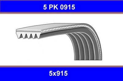 GMB GPK 5PK0915 Kanallı Kayıs 