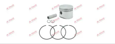 A-TECH 120.01.1700 Kompresor Pıston+segman Set (80,00mm Std) - Bmc 620-624-625 / Ford Cargo 2520l 1452718