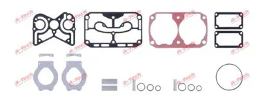 A-TECH 458.01.2350 Kompresor Pıston+segman Set (86,00mm Std) - Ford Cargo / 1835-3235-1838 Yenı Tıp 