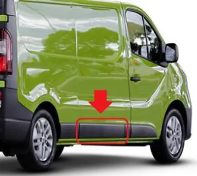 CM 11920 Sağ Arka Kapı Bandı Çıtası Renault Trafıc Iıı Opel Vıvaro B 14> 