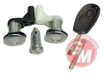 GUA 41630 Kapı Kılıtı Fısek Tk ( 3'Lu Set) Kumandalı Anahtar Ile Renault D.Logan 2007- 41630