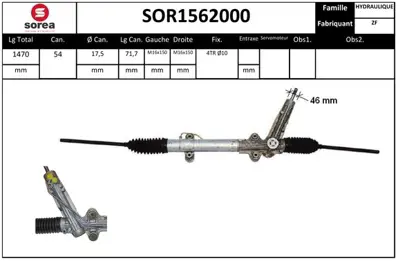 ITHAL 2D1422055E Direksiyon Kutusu Kmp. Lt 35 97-03-Sprınter  2D1422055GX 9044600000