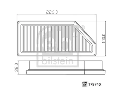 BOSCH F026400705 Hava Filitresi 165468957R