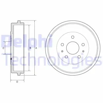 DELPHI BF568 Arka Kampana Ford Focus  Iı 05> 11 3M511126BB