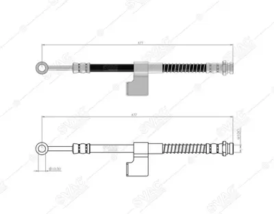 SVAC 80-0158 Fren Hortumu On Sağ Getz 02-> 