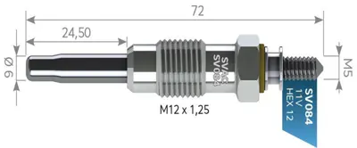 SVAC SV084 Kızdırma Bujısı 11v Karsan J9 