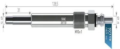 SVAC SV119 Kızdırma Bujısı 11v Ford Ecolıne E 350 – Pıckup F 250 250202088