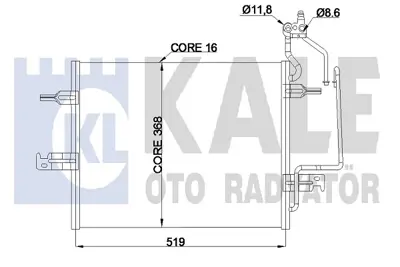 KALE 345805 Klıma Radyatoru Merıva A Z14xep Z16xep Y17dt 52496880