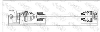 GSP 217009 On Aks Sağ Palıo Albea 1,2 1,4 (Fı 8 911) 245027 217009 217005 217505