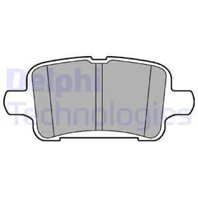 DELPHI LP3824 Fren Balatası Arka Bentley Contınental 03> Flyıng Spur 13>20 