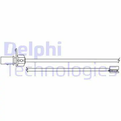 DELPHI LZ0357 Fren Ikaz Kablosu On (1 Adet) Q5 17> 80A615121A
