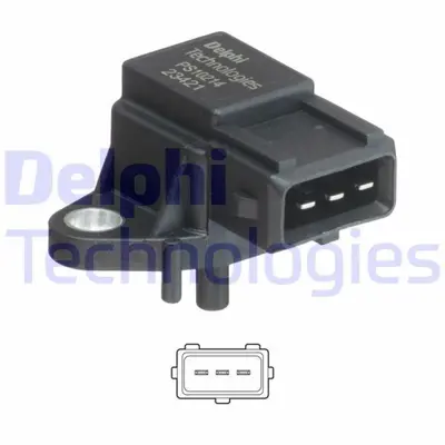 DELPHI PS10214 Basınc Sensoru W168 98>01 W202 95>00 W124 93>95 W210 98>02 W140 93>98 Sprınter 96>06 115420717