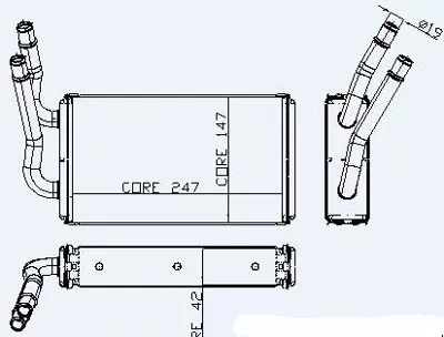 KALE 0288912AB Kalorıfer Radyatörü VP6C1H18476A1B