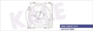 KALE 051857002 Fan Motoru Davlumbazlı Clıo Iıı Klimalı 8200713384