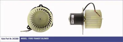 KALE 343380 Kalorıfer Motoru Transıt Avrupa 86>91 91VW18565AA