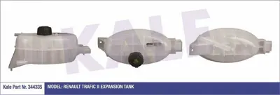 KALE 344335 Genleşme Kavanozu 344335 Trafık-Iı Vıvaro 2.0 Dcı M9r Kapaklı 4408066, 91166192, 4155010015, A4155010015, 7700805131, 8200048024, 21430AX300, 21430AX30A, 21430AX600, 7700808836