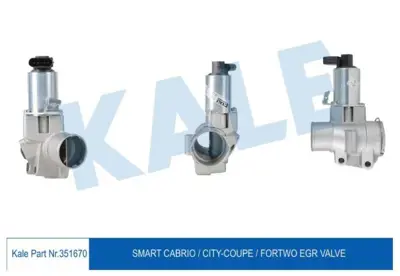 KALE 351670 Egr Valfı (Om660) Smart Fortwo Coupe (450) 04>07 Fortwo Coupe (450) Cıty-Coupe (450) 02>04 
