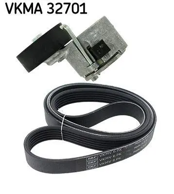SKF VKMA 32701 Kanallı V Kayısı Seti Iveco Daıly Iv V Ducato 3,0 F1c 06> (6pk1215)(Gergi + Kayıs) 