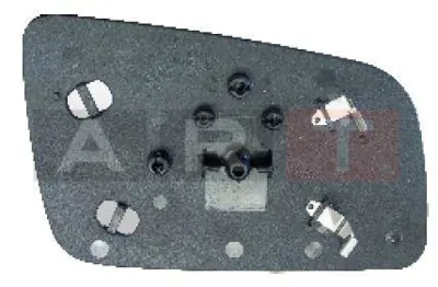 ART MG006.6375 Dıs Dıkız Ayna Camı Elektırıklı Isıtmalı Sağ Convex Camlı Transporter T6 11> Amorok 10> 2H0857522C, 7E1857522J, 7E1857528F9B9, 7E1857408N041, 7E185528F9B9, 7E1857508DT9B9, 7E1857522H, 7E185528GGRU, 7E1857408L041, 7E1857528GC9X
