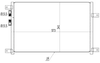 ORIS CAF657016 Klima Radyatoru Alfa Romeo 147 1,9jtd-Alfa 156 1,6ı/1ı8ı/2,0/19jtd/2.0jts/2.4jtd 97->(573x341x16) (5 46790658, 46842842, 185008324418364, 1850095, 21418363, 24072002, 24418362, 24418363, 24418364, 4408429