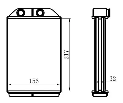 ORIS KAU001032 Kalorıfer Radyatoru Brazıng Audı A6 01> 217x156x32  Oto/Mek Sanzıman 443819030, 443819031B, 443819031C, 443819031BC, 443819031, 4A1260122AG, 443819031D, 443819031S, 4A1260122AC, 431819031B
