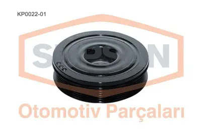 SUPSAN KP0022-01 Krank Kasnağı Renault Espace Iv Grand Scenıc Iı Laguna Iıı Megane Iı Scenıc Iı Trafıc Iı 