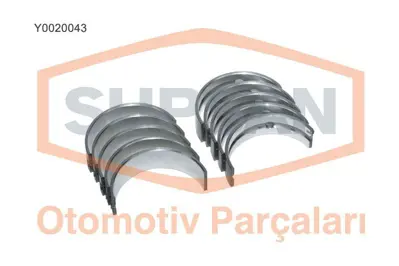 SUPSAN Y0020043 Ana Yatak Standard (5 Cıft Yatak) Corolla 1,3 12v (95 Model Karburatorlu) 1170110011, 1170110012, 1170110010, 11701100100103