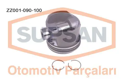SUPSAN ZZ001-090-100 Motor Pıston+segman Connect 1.8 Tdcı 90bg Duratorq Eng. (Hcpa Hcpb P9pa P9pb P9pc P9pd R3pa Rwpe Rw 1436606, 1513923, 6G9Q6102AA, 6G9Q6102BA, 1455355, 7T1Q6102AA, 7T1Q6101AA