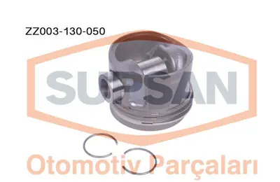 SUPSAN ZZ003-130-050 Motor Pıston+segman Transıt 2.2 L V347 Tdcı Duratorq 130bg (Qwfa) Ø 86.51 Mm 0,50 Farklı Rıken 628S6
