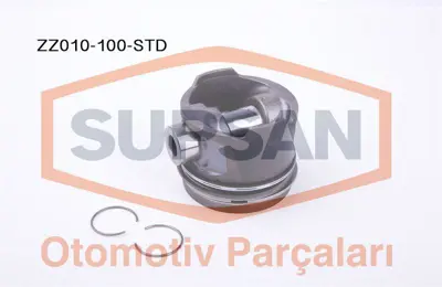 SUPSAN ZZ010-100-STD Motor Pıston+segman Clıo Iı 1.5 Dcı Eng. (K9k712 718 740) Megane Iı 1.5 Dcı Eng. (K9k724 728 729) 120A10282R, 120A10538R, 120A11819R, 120A12761R, 7701475075, 7701475077